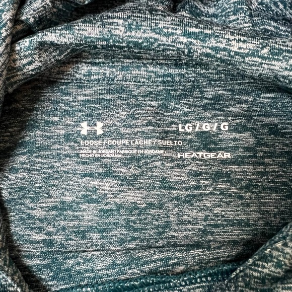 Women's Under Armour Tech Hoodie Teal in Size Large - Picture 4 of 5